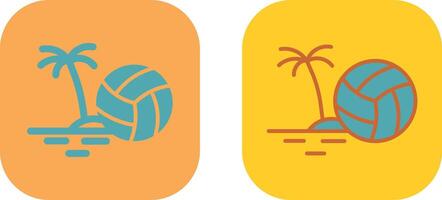 Beach Volleyball Icon vector