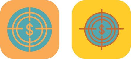 Economic Target Icon vector