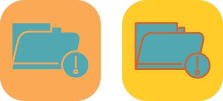 Vulnerable Folder Icon vector