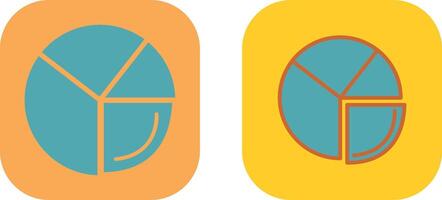 Pie Chart Analysis Icon vector