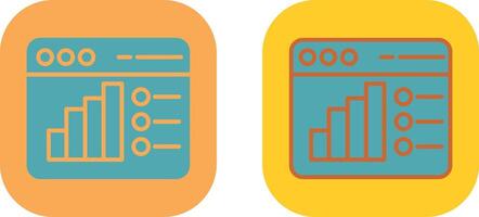 Web Analysis Icon vector