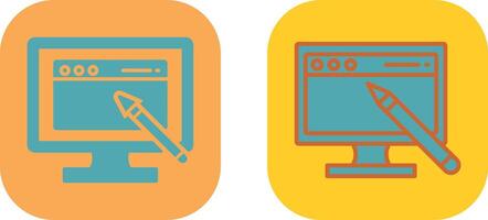 Edit Webpage Icon vector