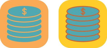 Stack of Coins Icon vector