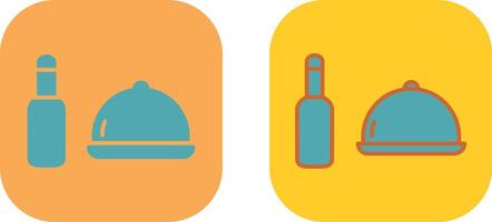 Food and Beer Icon vector