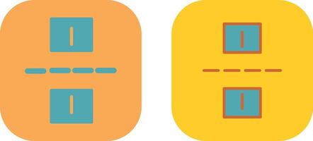 Linked Road Icon vector