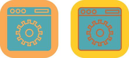 Website Settings Icon vector