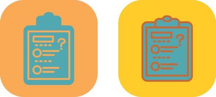 Solving Question Icon vector