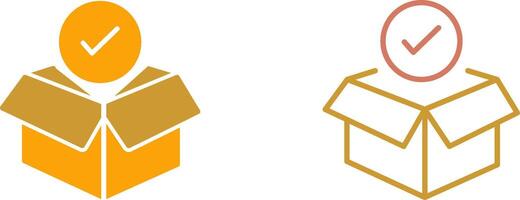 Package Receiving Icon vector