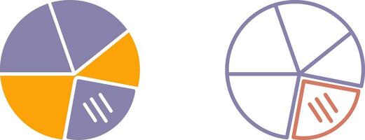 Pie Chart Icon vector