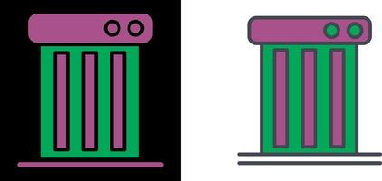 Carbon Heater Icon vector