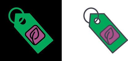 Eco Tag Icon vector