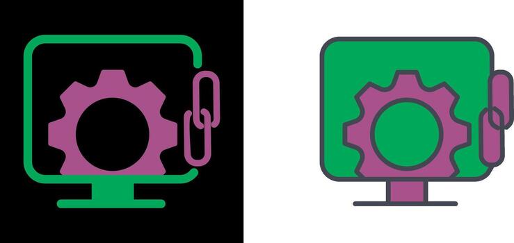 Link Optimization Icon vector