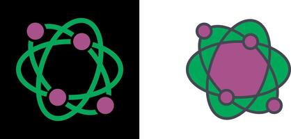 Atomic Structure Icon vector