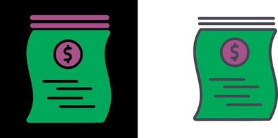 Dollar Bills Icon vector