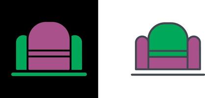 Bedroom Chair Icon vector