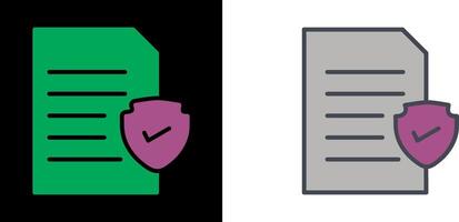 File Protection Icon vector