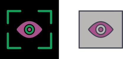 Eye Scan Icon vector