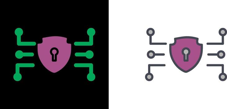 icono de seguridad de datos vector