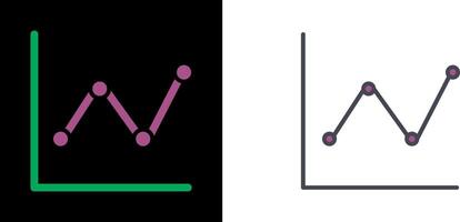 Line Chart Icon vector