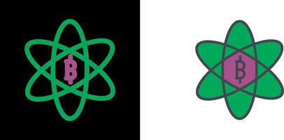 Bitcoin Science Icon vector