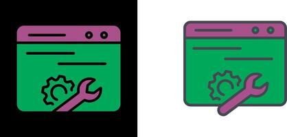 Web Maintenance Icon vector