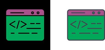 Web Coding Icon vector
