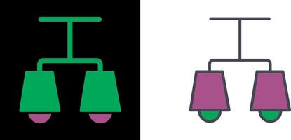 Lit Lamp Icon vector