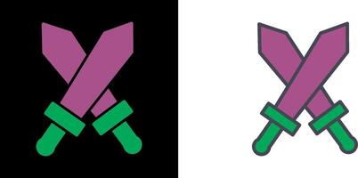 Two Swords Icon vector