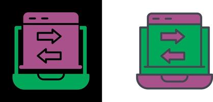 Data Transfer Icon vector