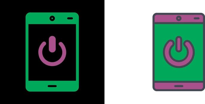 Power Button Icon vector