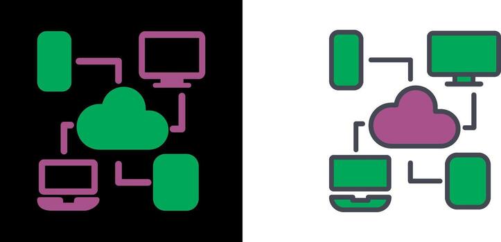 Cloud Computing Icon vector