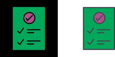 Check Up List Icon vector