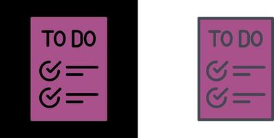 Today to Done CheckList Icon vector