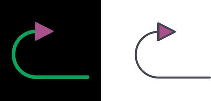 Arrow Pointing Right Icon vector
