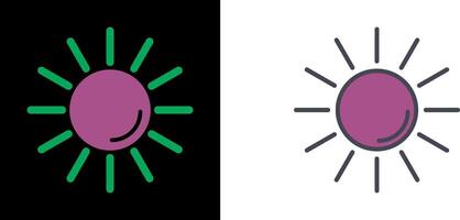 UV Radiation Icon vector