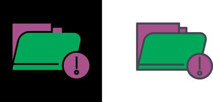 Vulnerable Folder Icon vector