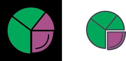 Pie Chart Analysis Icon vector