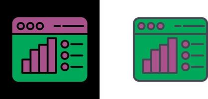 Web Analysis Icon vector