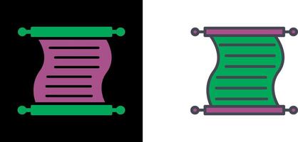 Scroll of Paper Icon vector