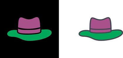 Hat V Icon vector