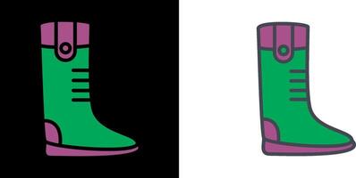 Long Boots Icon vector