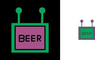 Beer Sign Icon vector