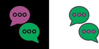 Chat Conversation Icon vector