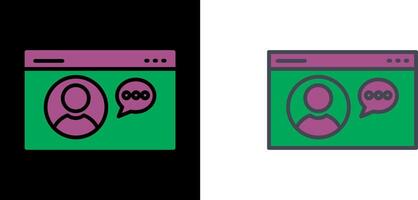 Web Support Icon vector