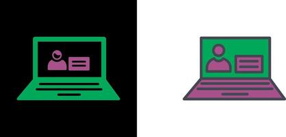 Online Study Icon vector