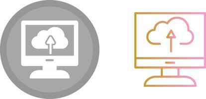 Cloud Backup Icon vector