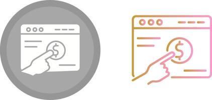 Pay Per Click Icon vector