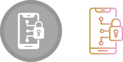 Secure Device Icon vector