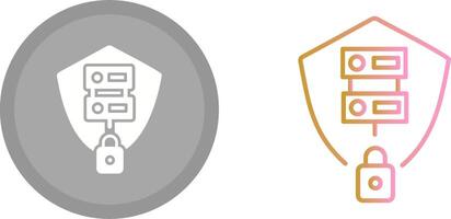 Secure Server Icon vector