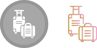 Luggage Bag Icon vector